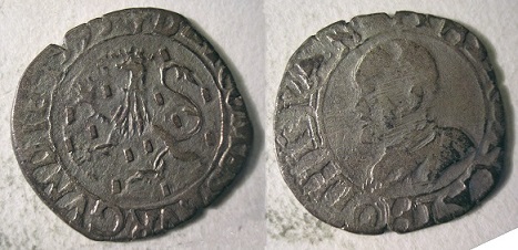 carolus coin du 2 deniers