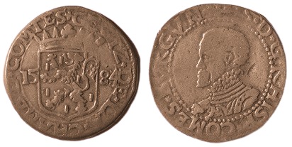 jeton dole 1584
