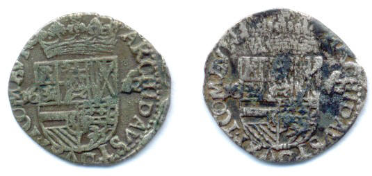 Carolus 1622 avec cassure de coin